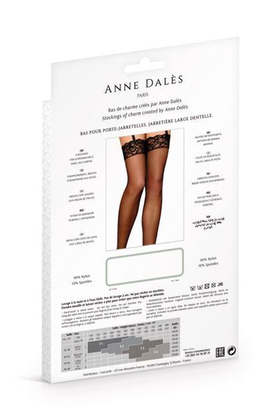 Панчохи Anne De Ales BRUNA T4 Black SO4706 фото
